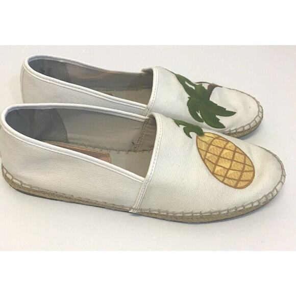 Circus by Sam Edelman 10 Women Leni Espadrille Flats Pineapple Palm Tree - Picture 2 of 6